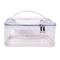 حقيبة مستحضرات التجميل منظم المكياج البلاستيكية الشفافة الشفافة
