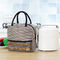 حقيبة غداء معزولة بفيلم الألومنيوم قابلة لإعادة الاستخدام